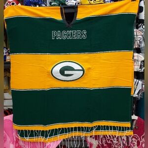 Packers Green and Yellow Poncho